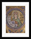 King Solomon (Detail of Interior Mosaics in the St. Marks Basilica), 13th century by Byzantine Master