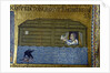 Story of Noah: Noah sending the raven and the first dove by Byzantine Master