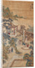 Studying scholars in a garden (Hanging scroll) by Chinese Master