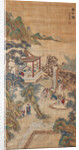 Studying scholars in a garden (Hanging scroll) by Chinese Master