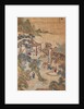 Studying scholars in a garden (Hanging scroll) by Chinese Master