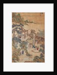 Studying scholars in a garden (Hanging scroll) by Chinese Master
