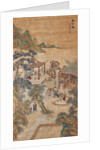 Studying scholars in a garden (Hanging scroll) by Chinese Master