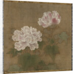 Red hibiscuses (Set of two hanging scrolls), 1197 by Li Di