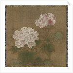 Red hibiscuses (Set of two hanging scrolls), 1197 by Li Di