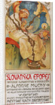 Poster for the exhibition The Slav Epic (Slovanská epopej), 1928 by Alfons Marie Mucha