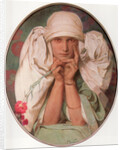 Jaroslava, 1920 by Alfons Marie Mucha