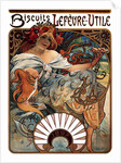 Biscuits Lefevre-Utile by Alfons Marie Mucha