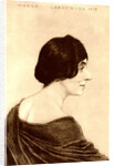 Portrait of Wanda Landowska, 1917 by Emil Orlik