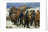 The Lifeboat is Taken through the Dunes, 1883 by Michael Ancher