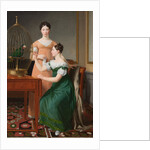 Mendel Levin Nathansons Elder Daughters, Bella and Hanna, 1820 by Christoffer-Wilhelm Eckersberg