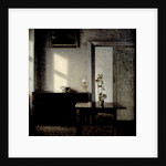 Interior with potted plant on card table, 1910-1911 by Vilhelm Hammershøi