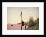 View from Dosseringen near the Sortedam Lake Looking towards the Suburb Nørrebro outside Copenhagen, 1838 by Christen Schiellerup Købke