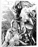 Otto I of Bavaria prevents a defeat of Emperor near Verona by Johann Jakob Kirchhoff