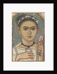 Boy with a Floral Garland in His Hair, ca 200-230 by Fayum mummy portraits