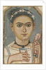 Boy with a Floral Garland in His Hair, ca 200-230 by Fayum mummy portraits
