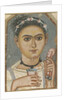Boy with a Floral Garland in His Hair, ca 200-230 by Fayum mummy portraits