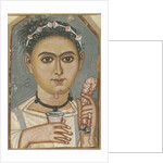 Boy with a Floral Garland in His Hair, ca 200-230 by Fayum mummy portraits