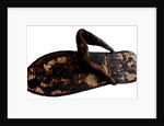 Tutankhamun?s sandal decorated with bound prisoners and sema-tawy symbols, 14th cen. BC by Ancient Egypt