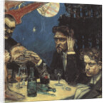 The Symposium, (Study) Right Jean Sibelius, 1894 by Akseli Gallen-Kallela