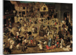 The Combat between Carnival and Lent, c. 1560 by Pieter Brueghel the Younger