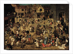 The Combat between Carnival and Lent, c. 1560 by Pieter Brueghel the Younger