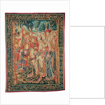 The Story of Troy. The Pardon of Helen, c. 1520 by Brussels Manufactory
