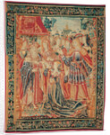 The Story of Troy. Cassandra intercedes before Priam to obtain a Pardon for Paris, c. 1520 by Brussels Manufactory