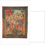 The Story of Troy. Cassandra intercedes before Priam to obtain a Pardon for Paris, c. 1520 by Brussels Manufactory