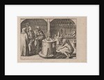 Illustration for Tripvs avrevs, hoc est, Tres tractatvs chymici selectissimi.., 1618 by Theodor de Bry