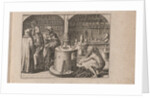 Illustration for Tripvs avrevs, hoc est, Tres tractatvs chymici selectissimi.., 1618 by Theodor de Bry