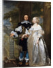 Portrait of a Married Couple in the Park, 1662 by Gonzales Coques