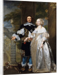 Portrait of a Married Couple in the Park, 1662 by Gonzales Coques