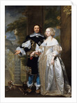 Portrait of a Married Couple in the Park, 1662 by Gonzales Coques