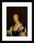 Portrait of Queen Henrietta Maria of France, 1666 by Sir Anthonis van Dyck