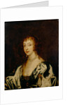 Portrait of Queen Henrietta Maria of France, 1666 by Sir Anthonis van Dyck