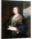 Portrait of a Woman with a Rose, Between 1635 and 1639 by Sir Anthonis van Dyck