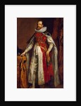 Portrait of Henry Danvers, 1st Earl of Danby, in robes as Knight of the Garter, End 1630s by Sir Anthonis van Dyck