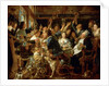 The Feast of the Bean King, ca 1640-1645 by Jacob Jordaens