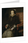 Portrait of Mary I of England, 1554 by Antonis Mor