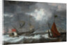 Sea storm with sailing ships, c. 1645 by Bonaventura Peeters the Elder