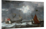 Sea storm with sailing ships, c. 1645 by Bonaventura Peeters the Elder