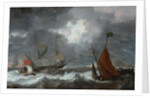 Sea storm with sailing ships, c. 1645 by Bonaventura Peeters the Elder