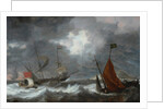 Sea storm with sailing ships, c. 1645 by Bonaventura Peeters the Elder