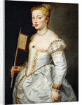 Girl with fan, ca. 1628-1629 by Pieter Paul Rubens