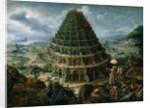 The Tower of Babel, 1595 by Marten van Valckenborch