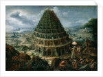The Tower of Babel, 1595 by Marten van Valckenborch