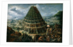 The Tower of Babel, 1595 by Marten van Valckenborch