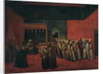 Sultan Ahmed III Receiving a European Ambassador, 1720s by Jean-Baptiste Vanmour