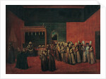 Sultan Ahmed III Receiving a European Ambassador, 1720s by Jean-Baptiste Vanmour